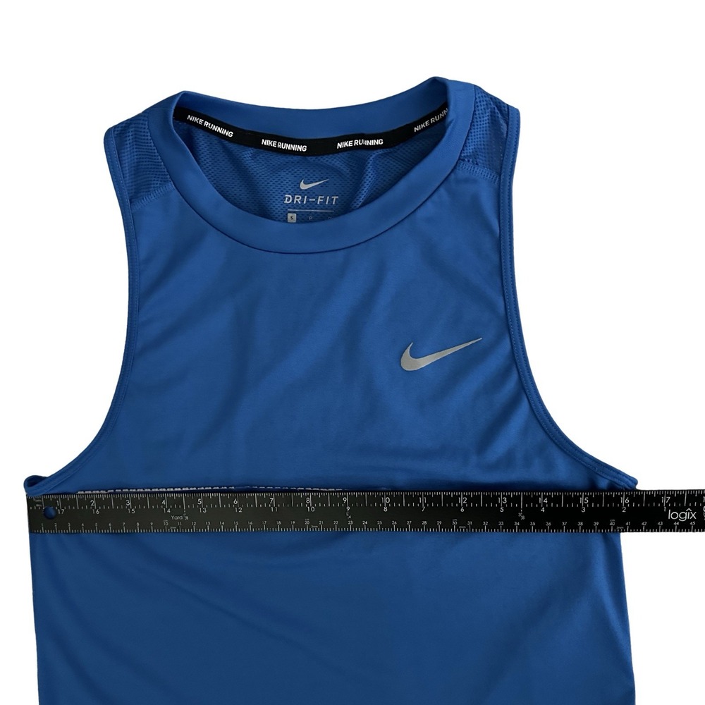Nike Women's S Blue Dri-FIT Athletic Running Racerback Tank Top AT4210-403 - Picture 6 of 12